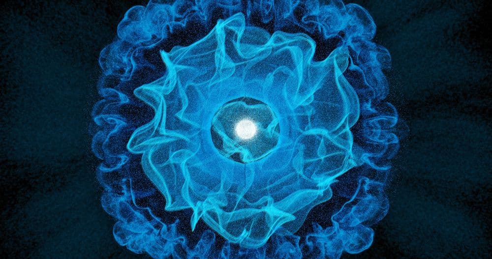 Elayne Le Monde sitting on a crystal rock